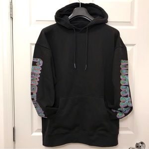 CHINATOWN MARKET Hippie Hoodie XL, Peace Love Psychedelic Woodstock 70s